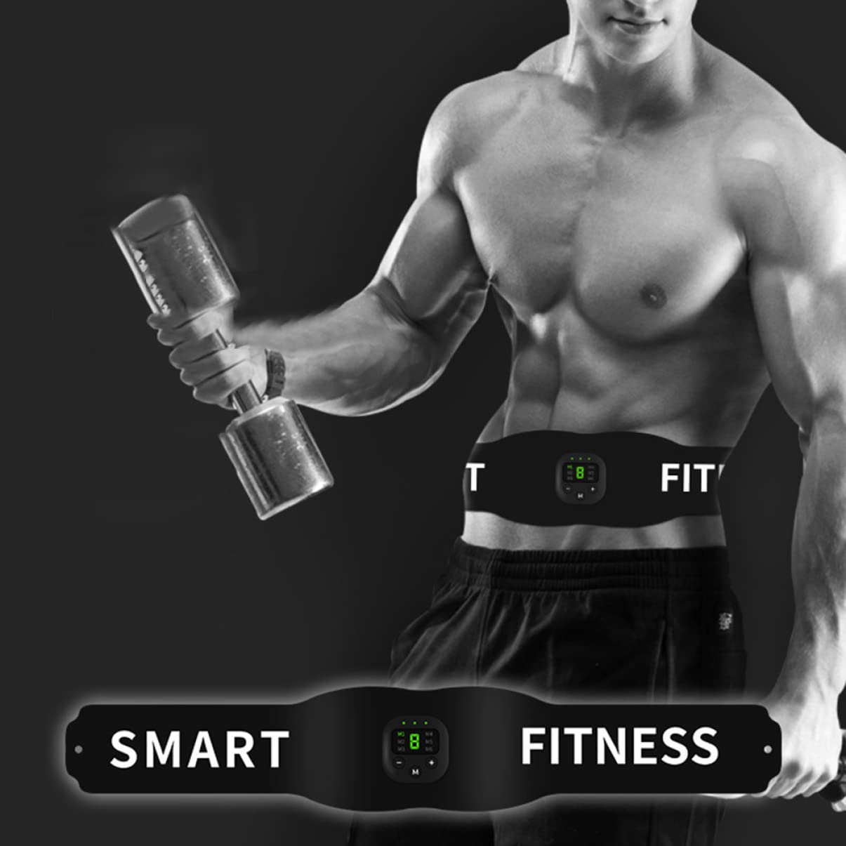 SkyShopy weight loss Abdomen Waist for Fitness Belt Abdominal Smart Home Men Exercise Women USB Training of Black Charging SkyShopy weight loss Abdomen Waist for Fitness Belt Abdominal Smart Home Men Exercise Women USB Training of Black Charging